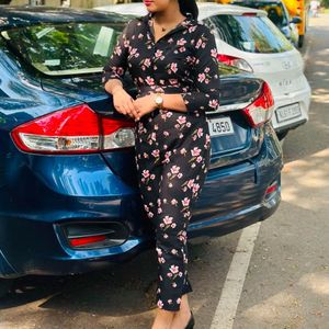 Floral Beautiful Jumpsuit Only One Time Wear