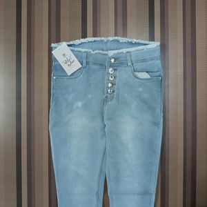 W-29 Size-30 Slim Fit Women Denim Jeans