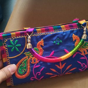 Embroidery Clutch/ Purse