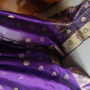 Saree With Stiched Blouse