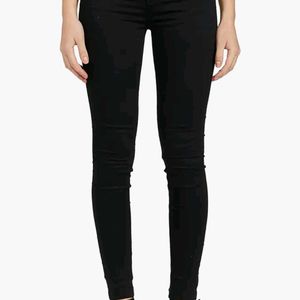 Grab Skinny Black Jeans