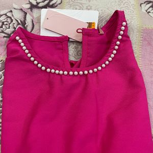 Embellished Round-NeckTop Kids