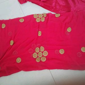 Beautiful Pink Colour 3 Piece Kurta Set