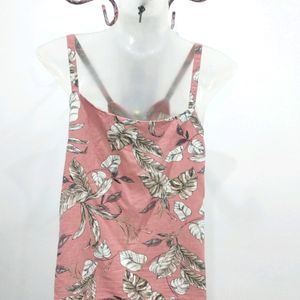 Leafy Printed Sleeveless