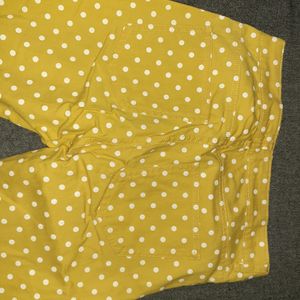 Yellow Polka Dot Denim