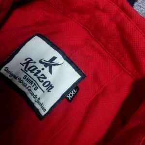 Mens Red Shirt ××l Size..