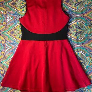 Red And Black Nuon Dress