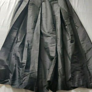 Pleated Full Length Skirt