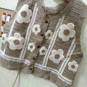 Crochet Top Woolen