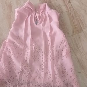 Pink Top For 3-5 Years Girl