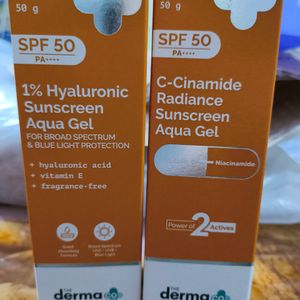 (Pack Of 2) The Derma Co Sunscreen Aqua Gels