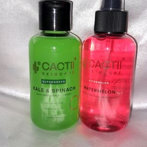 Cactii Skincare- Face Cleanser and Mist/Toner