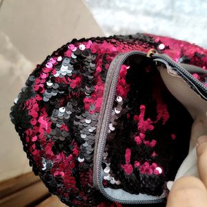 Sequin Backpack Style Purse