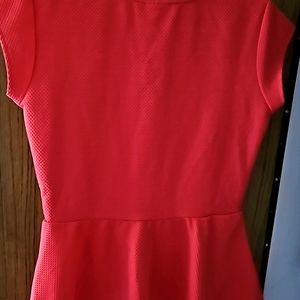 20Dresses Coral Pelpum Top