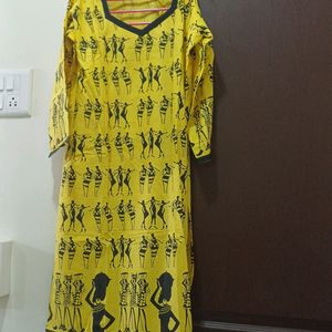 Absolutely New Yellow Kurti