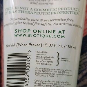 BIOTIQUE NEEM FACE WASH