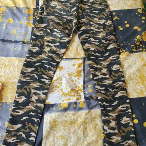 Army print, Regular casual pant for Men's