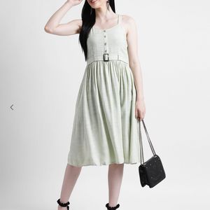 New Zinc London Summer Pastel Green Dress