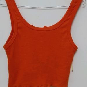 Orange Tank Top