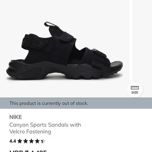 Nike Black Sandals