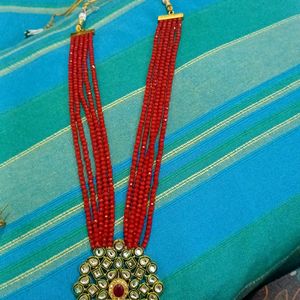 Long Red, Good Patten  Jewellery  Set