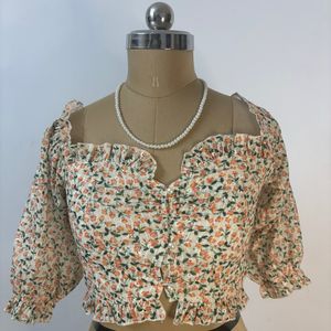 Pretty Floral Crop Top