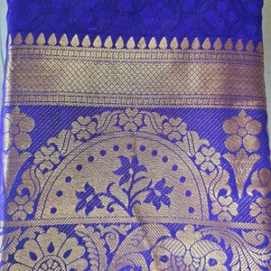 Soft Silk Purple Saree