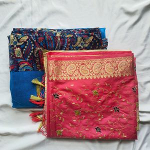 Gorgeous Silk Saree Set Of 2