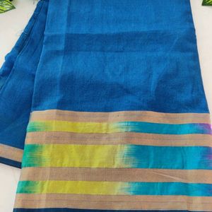 Lovely Multicolour Border And Palla Saree