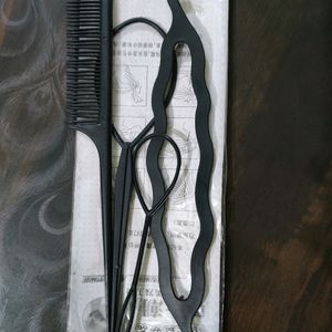 Hair styling bun maker accessories