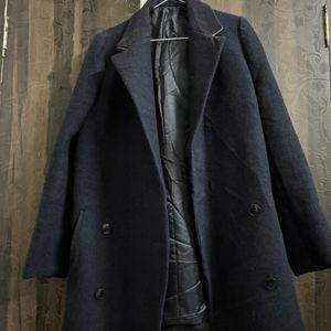 Women Navy Blue Coat