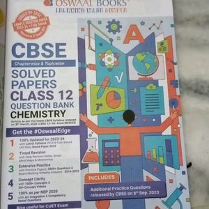 Oswal Class 12 Chemistry Solved Papers