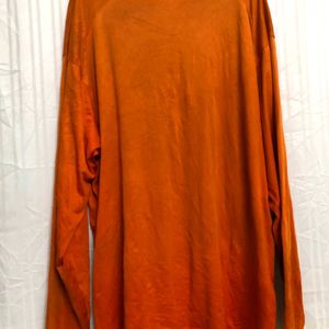 Orange Long Sleeve T Shirt