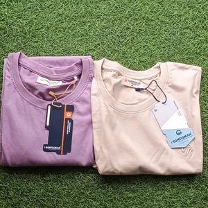 2 Combo Half Tshirt Different Colours