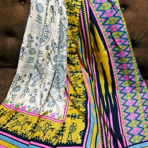 Warli Print Saree