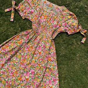 Cottage Core Floral Summer New Dress