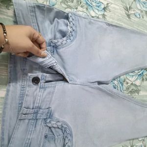 Sky Blue Denim Jean's