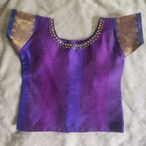 Traditional Pattupavada With Blouse