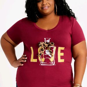 Leopard Bow Perfume Love Tee