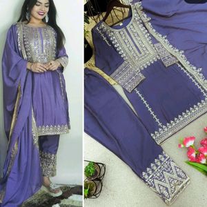 Kurta Pant With Dupatta Set