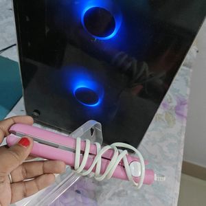 Mini Hair Straightener Pink Colour