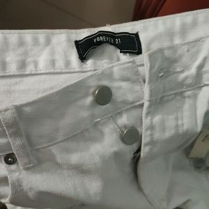 New Brand With Tag White Jeans