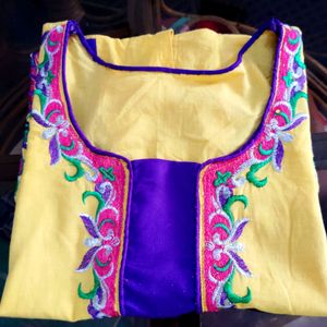 Ethnic Embroidered Kurta For Women/Teen Girls