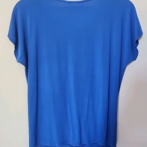 PETITE LONDON Blue Top.