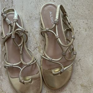 ALDO Golden Flats