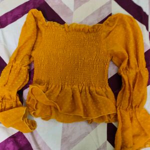 Mustard Yellow Top