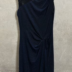 Blue Maxi Dress For Party Wear