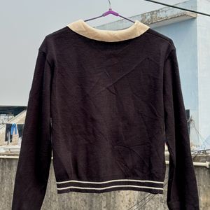 Korean Black Cardigan/ Sweater