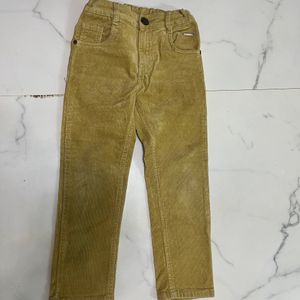 Corduroy Pant For Boys Age 5-6