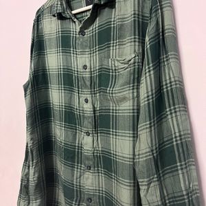 Mens Green Check Shirt “NUON”, West Side